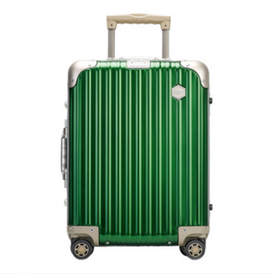 Aluminum-magnesium alloy same business password boarding suitcase luggage small 20-inch universal wheel trolley case