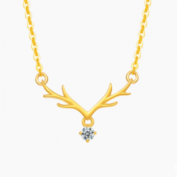 10g gold necklace a deer has you