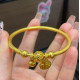 Rui 2024 new 999 gold fashion gold bead bracelet