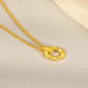 Chiba gold necklace